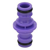 Переходник-соединитель пластмассовый, штуцерный// PALISAD , 66465 Переходник-соединитель пластмассовый, штуцерный// PALISAD , 66465