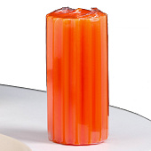 Свеча-цилиндр ароматическая Рельеф, 5х10 см, сочное манго, 6906402 Свеча-цилиндр ароматическая Рельеф, 5х10 см, сочное манго, 6906402