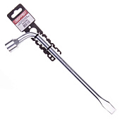 Ключ балонный L-образный 19х350мм SKYWAY кованый с лопаткой Ключ балонный L-образный 19х350мм SKYWAY кованый с лопаткой