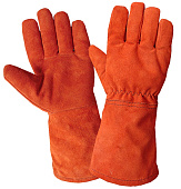 Краги 5-ти палые, спилок, Металлург, подкладка байка/полулен, усиленные швы Краги 5-ти палые, спилок, Металлург, подкладка байка/полулен, усиленные швы