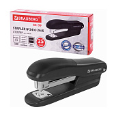 Степлер №24/6, 26/6 Brauberg "SX-39", до 25 листов, черный, 228590 Степлер №24/6, 26/6 Brauberg "SX-39", до 25 листов, черный, 228590