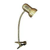  Светильник настольный на прищепке МТ2023 (латунь, 40 Вт, 220В, Е27.) 
