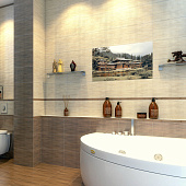 Плитка  25х40 Bamboo МИКС-2 бежевый Н7Б161 /Golden Tile (1,5м2)