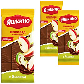 Шоколад Яшкино молочный с яблоком, 90 г Шоколад Яшкино молочный с яблоком, 90 г