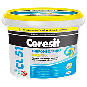  Гидроизоляция полимерная эластичная CL51, 15 кг / Церезит 