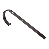 Кронштейн желоба металлический Docke PREMIUM 300мм, Шоколад Ral:8019 Кронштейн желоба металлический Docke PREMIUM 300мм, Шоколад Ral:8019