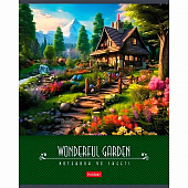 Тетрадь А5 96л скрепка клетка матовая ламинация, тиснение, Дивный сад, 96Т5лтВ1 Тетрадь А5 96л скрепка клетка матовая ламинация, тиснение, Дивный сад, 96Т5лтВ1