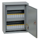 Щит распред. навесной ЩРН-18 350х300х120мм, 18модулей, пласт. замок, IP31, EKF Щит распред. навесной ЩРН-18 350х300х120мм, 18модулей, пласт. замок, IP31, EKF