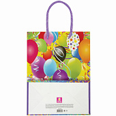 Пакет подарочный Золотая сказка, Воздушные шары, 18x10x23 см, 606590 Пакет подарочный Золотая сказка, Воздушные шары, 18x10x23 см, 606590