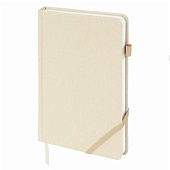 Ежедневник недатированный А5 136л, Brauberg Finest, под кожу, резинка, бежевый, 111871 Ежедневник недатированный А5 136л, Brauberg Finest, под кожу, резинка, бежевый, 111871