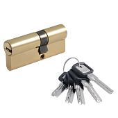 Цилиндр ключ/ключ МЦ-70 (40-30) ЛПУ-70 (латунь/золото) перф.кл. Нора-М Цилиндр ключ/ключ МЦ-70 (40-30) ЛПУ-70 (латунь/золото) перф.кл. Нора-М