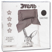  Комплект постельного белья Этель Cute rabbit, детский, наволочка 50х70 см, бязь, 7655004 