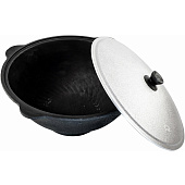 Казан чугунный с крышкой Jenna JN-10412 8 л (плоское дно) Казан чугунный с крышкой Jenna JN-10412 8 л (плоское дно)