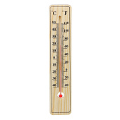  INSALAT Термометр деревянный Классик малый, блистер, 20х4см 473-029 