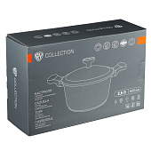 Кастрюля с крышкой литая BY COLLECTION 2,5л индукция 846-586 Кастрюля с крышкой литая BY COLLECTION 2,5л индукция 846-586