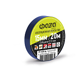  Изолента 15мм/20м синяя ФАZА 