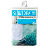 Штора для ванной комнаты Доляна «Перья», с люверсами, 180?180 см, полиэстер /7915592 Штора для ванной комнаты Доляна «Перья», с люверсами, 180?180 см, полиэстер /7915592