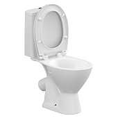 Унитаз-компакт Just косой выпуск с сиденьем микролифт и арматурой 3/6л, фарфор 031 3/6 TPL Cersanit Унитаз-компакт Just косой выпуск с сиденьем микролифт и арматурой 3/6л, фарфор 031 3/6 TPL Cersanit