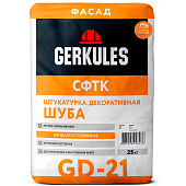  Штукатурка декоративная "шуба" GD-21 зерно 1.0мм (25кг) /Геркулес 