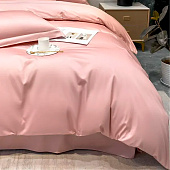  Комплект постельного белья Mariya DeLuxe, евро, наволочки 50х70 см, Б-КПБ-евро-розовый 