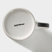 Кружка фарфоровая Доляна Gold, 300 мл, цвет белый 4937778 Кружка фарфоровая Доляна Gold, 300 мл, цвет белый 4937778