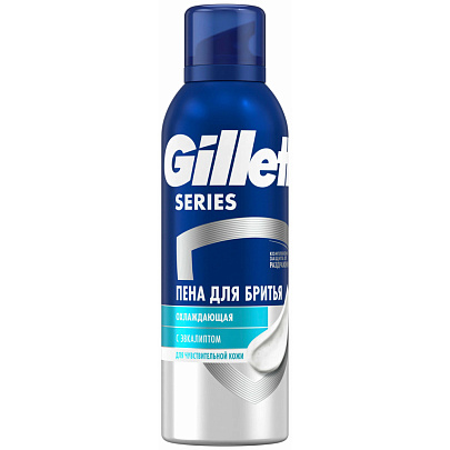 Пена для бритья Gillette Series Охлаждающая 200мл Пена для бритья Gillette Series Охлаждающая 200мл