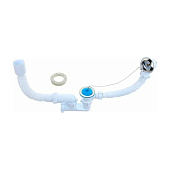 Сифон для ванны 1 1/2" с гибкой трубой 40х50 Е255/2420 Сифон для ванны 1 1/2" с гибкой трубой 40х50 Е255/2420