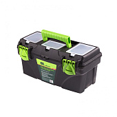  Ящик для инструмента 16”, 410х210х195мм, пластиковый с органайзерами, Сибртех 