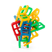 Настольная игра "Башня против стульев", 54 бруска, 18 стульев, 7183198 Настольная игра "Башня против стульев", 54 бруска, 18 стульев, 7183198