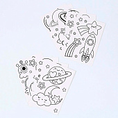 Набор для творчества Школа талантов Раскрась витражики - космос, 20 шт в наборе, 4903730 Набор для творчества Школа талантов Раскрась витражики - космос, 20 шт в наборе, 4903730