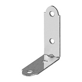 Угол мебельный узкий 40х40х17x1,5мм, желтый цинк Угол мебельный узкий 40х40х17x1,5мм, желтый цинк