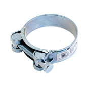 Хомут шарнирный 60- 63мм (белый цинк ) Хомут шарнирный 60- 63мм (белый цинк )