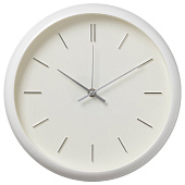 Часы настенные Рубин "Классика", круг d=30 см, корпус белый, 3037-002 Часы настенные Рубин "Классика", круг d=30 см, корпус белый, 3037-002