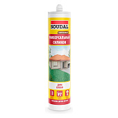 Герметик унивесальный силиконовый коричневый Soudal 280мл.