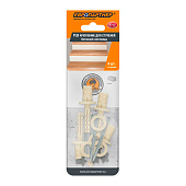  Набор для крепления ступеней лестницы к бетонному основанию 4шт, "Креписам" 