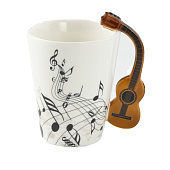 Кружка «Инструменты. Гитара», 350 мл, керамика, белый 4320715 Кружка «Инструменты. Гитара», 350 мл, керамика, белый 4320715