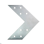  Угловой соединитель 120х120х35х1,8-2,0мм цинк 