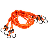  Резинка для крепления багажа 120смх8мм AIRLINE 4шт метал. Крюк 