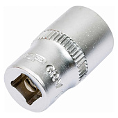 Головка торцовая (1/4") FLANK, 10мм, ЗУБР Головка торцовая (1/4") FLANK, 10мм, ЗУБР