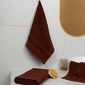  Полотенце Fine Line "Уютный дом", 70х140 см, махра, каштановый 