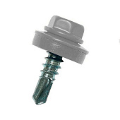  Саморезы кровельные 5,5х19мм, 70шт, RAL 7004 серый 