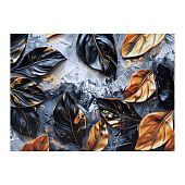 Картина-холст на подрамнике Золотые листья, 50х70 см, 10668076 Картина-холст на подрамнике Золотые листья, 50х70 см, 10668076