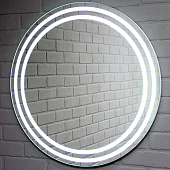 Зеркало с LED подсветкой Абу-Даби 700х700 GL7074Z Домино Зеркало с LED подсветкой Абу-Даби 700х700 GL7074Z Домино