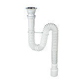 Сифон для мойки WIRQUIN 1 1/2"х40/50 800мм 30717983 Сифон для мойки WIRQUIN 1 1/2"х40/50 800мм 30717983