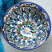 Пиала коньячная малая Риштанская Керамика 8,5см микс 1573747 Пиала коньячная малая Риштанская Керамика 8,5см микс 1573747