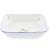 Салатник квадратный 16 см Thun Bernadotte, декор "Гуси" БТФ0949 Салатник квадратный 16 см Thun Bernadotte, декор "Гуси" БТФ0949