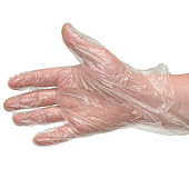  Перчатки одноразовые Unibob, полиэтилен, 100 шт/упак 