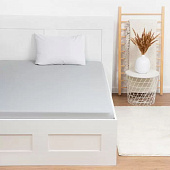 Простыня на резинке 180х200 Этель цв.светло-серый, 100% хлопок, бязь, 9046048 Простыня на резинке 180х200 Этель цв.светло-серый, 100% хлопок, бязь, 9046048