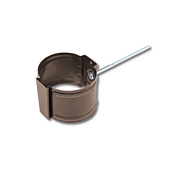 Кронштейн трубы на дерево 125/90 Optima, Коричневый Ral:8017 Кронштейн трубы на дерево 125/90 Optima, Коричневый Ral:8017