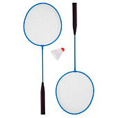 Игровой набор Бадминтон металлические ракетки 2шт+волан, 261-005 Игровой набор Бадминтон металлические ракетки 2шт+волан, 261-005